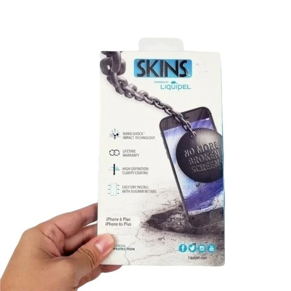 Liquipel OS clear screen protector iPhone 6 plus